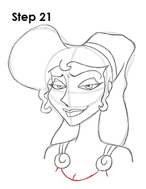 300x388 How To Draw Meg - Hercules Drawing