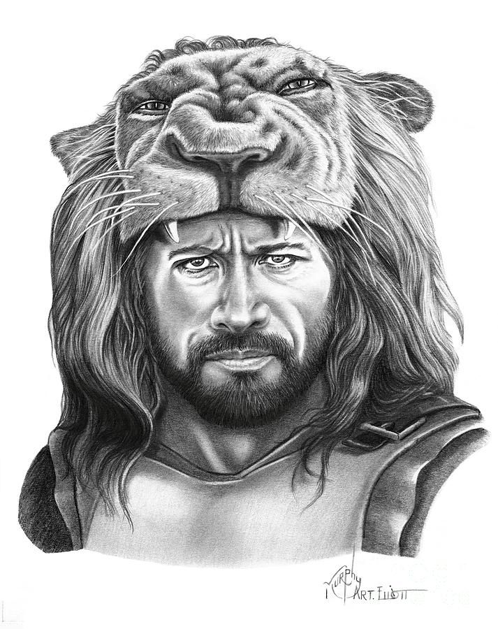 713x900 dwayne johnson drawings hercules dwayne johnson drawing - Hercules Drawing