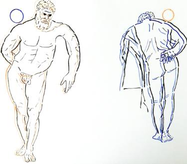 375x330 farnese hercules - Hercules Drawing