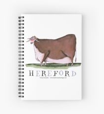 210x230 Hereford Drawing Spiral Notebooks Redbubble - Hereford Drawing
