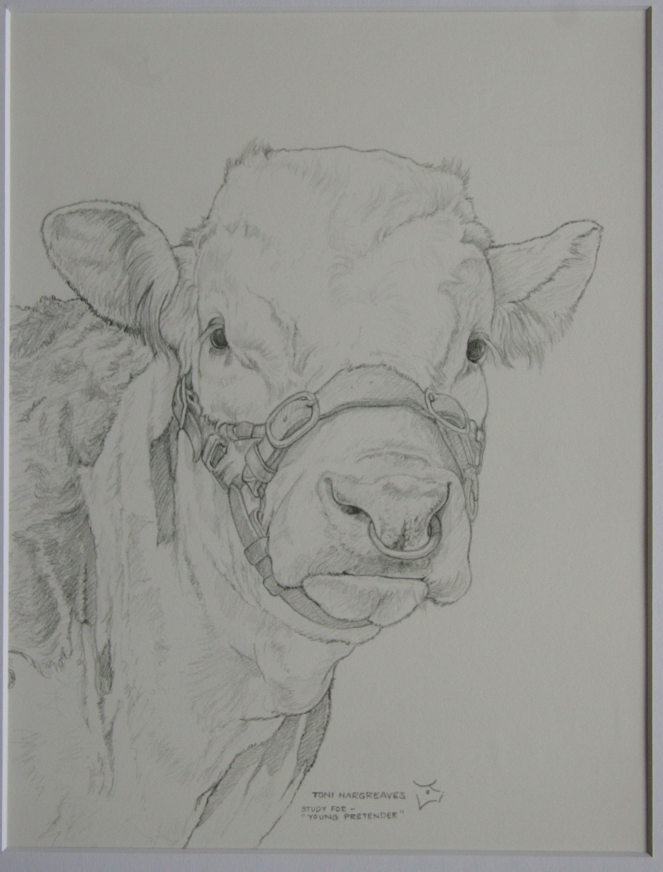 958x1260 Hereford Bull Painting Herdandscene - Hereford Drawing