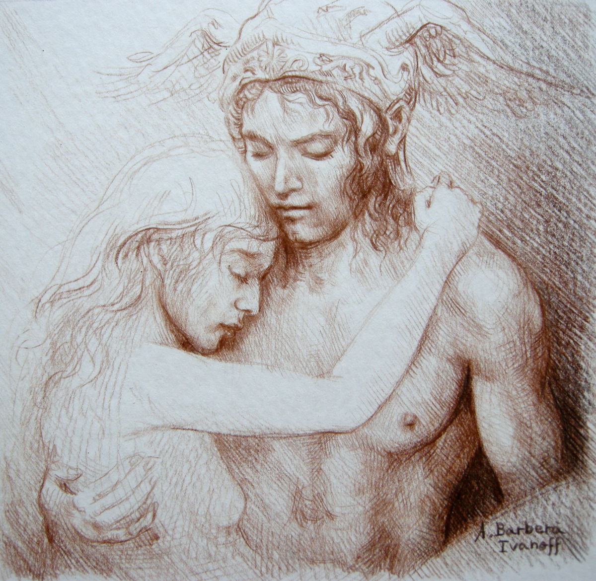 1200x1170 amoureux drawing - Hermes Drawing
