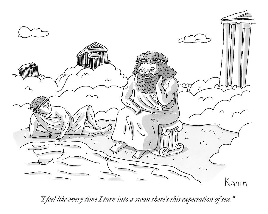 900x720 zeus speaks gloomily to hermes - Hermes Drawing