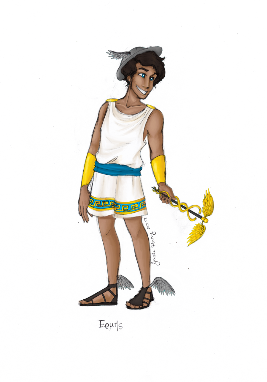 Hermes Greek God Drawing