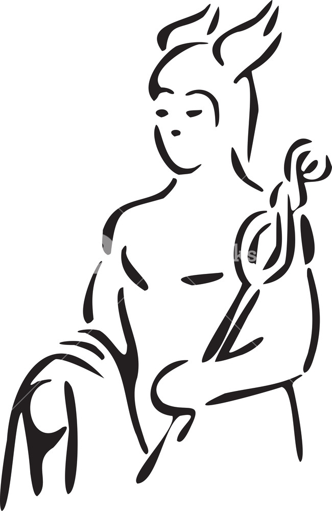 650x1000 greek god hermes of roman mythology royalty free stock image - Hermes Greek God Drawing