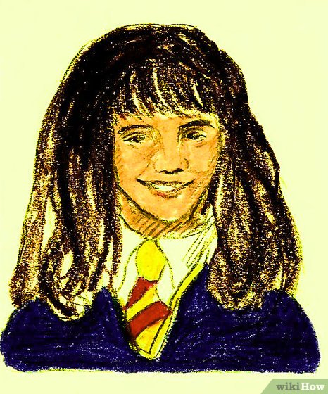 466x560 How To Draw Hermione Granger - Hermione Drawing