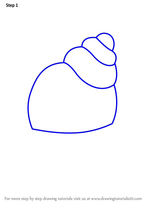 602x848 Learn How To Draw A Hermit Crab For Kids - Hermit Crab Drawing