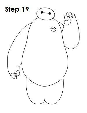 300x388 how to draw baymax - Hero Drawing