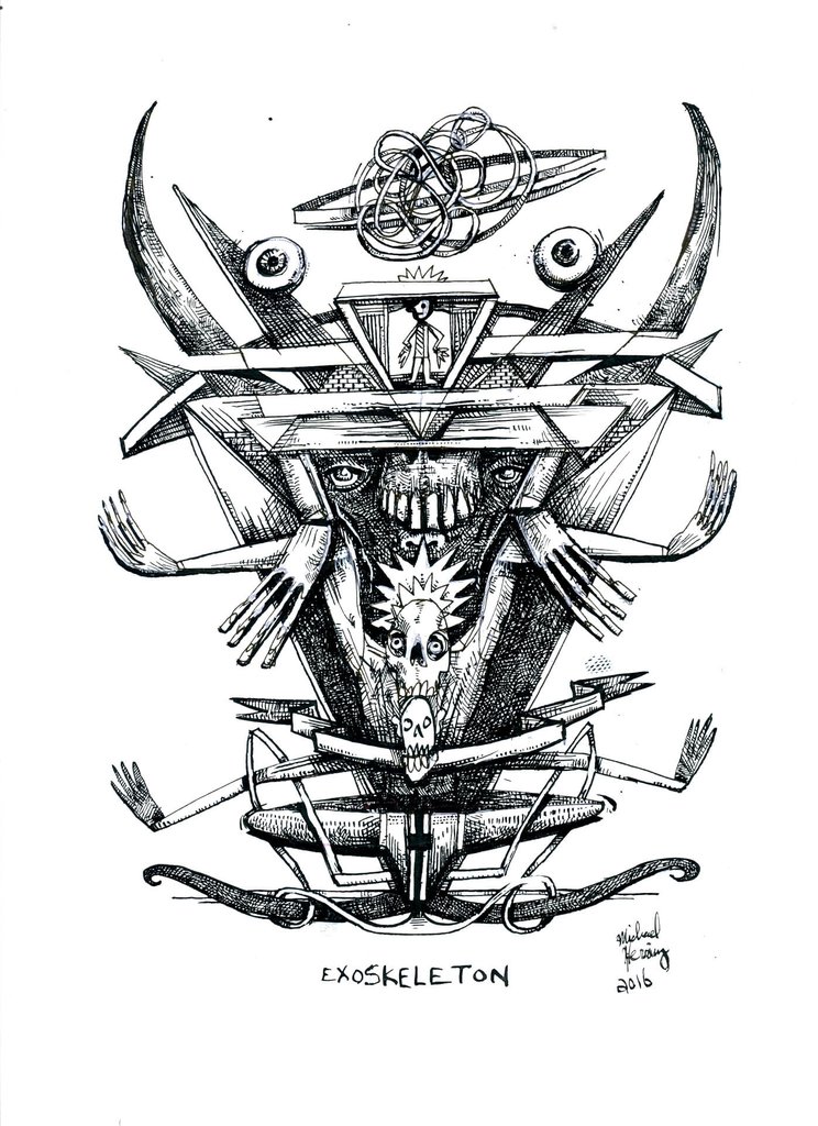 744x1024 michael herring art - Herring Drawing