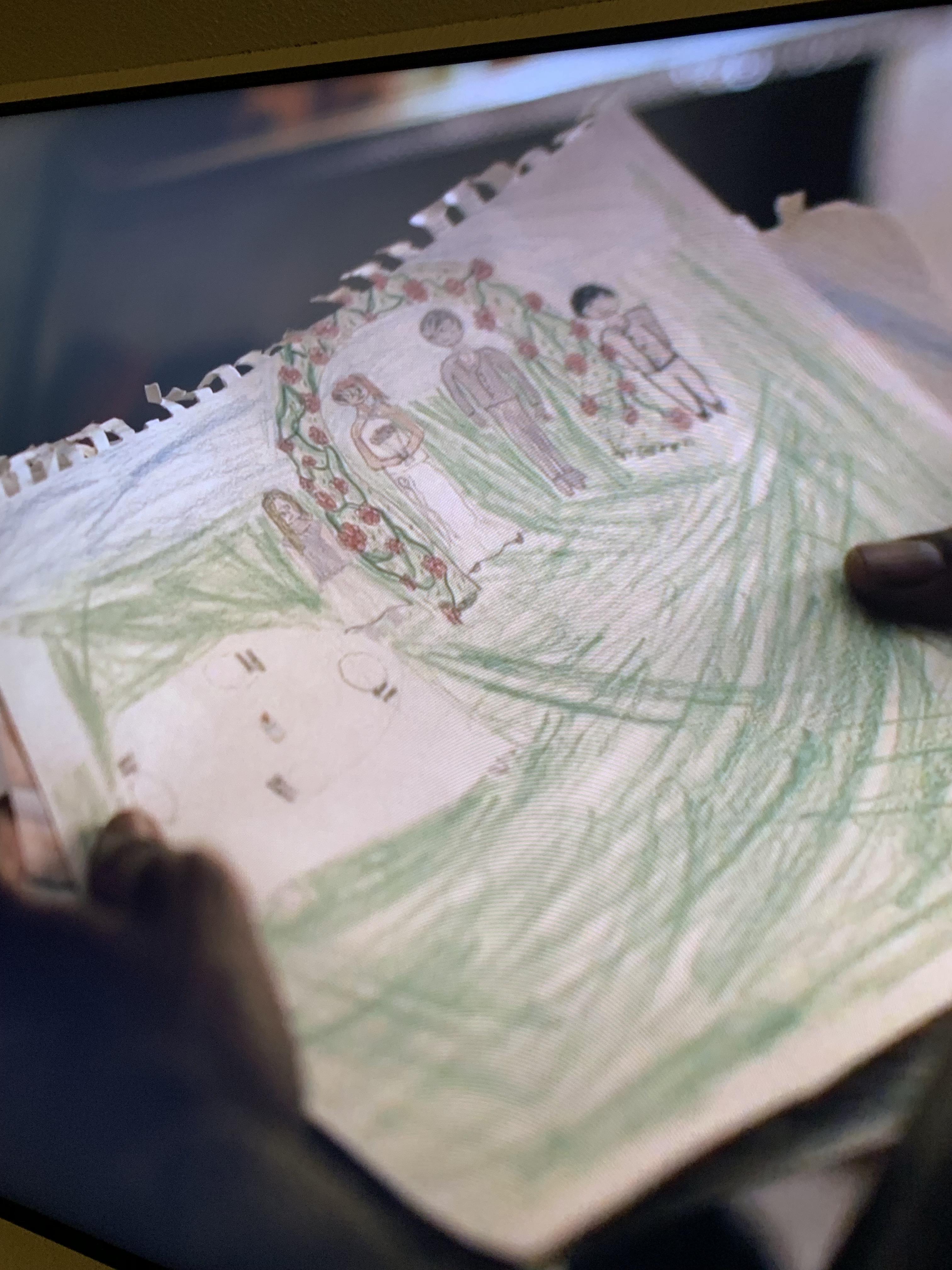 3024x4032 wedding drawing in julie's room clue or red herring truedetective - Herring Drawing