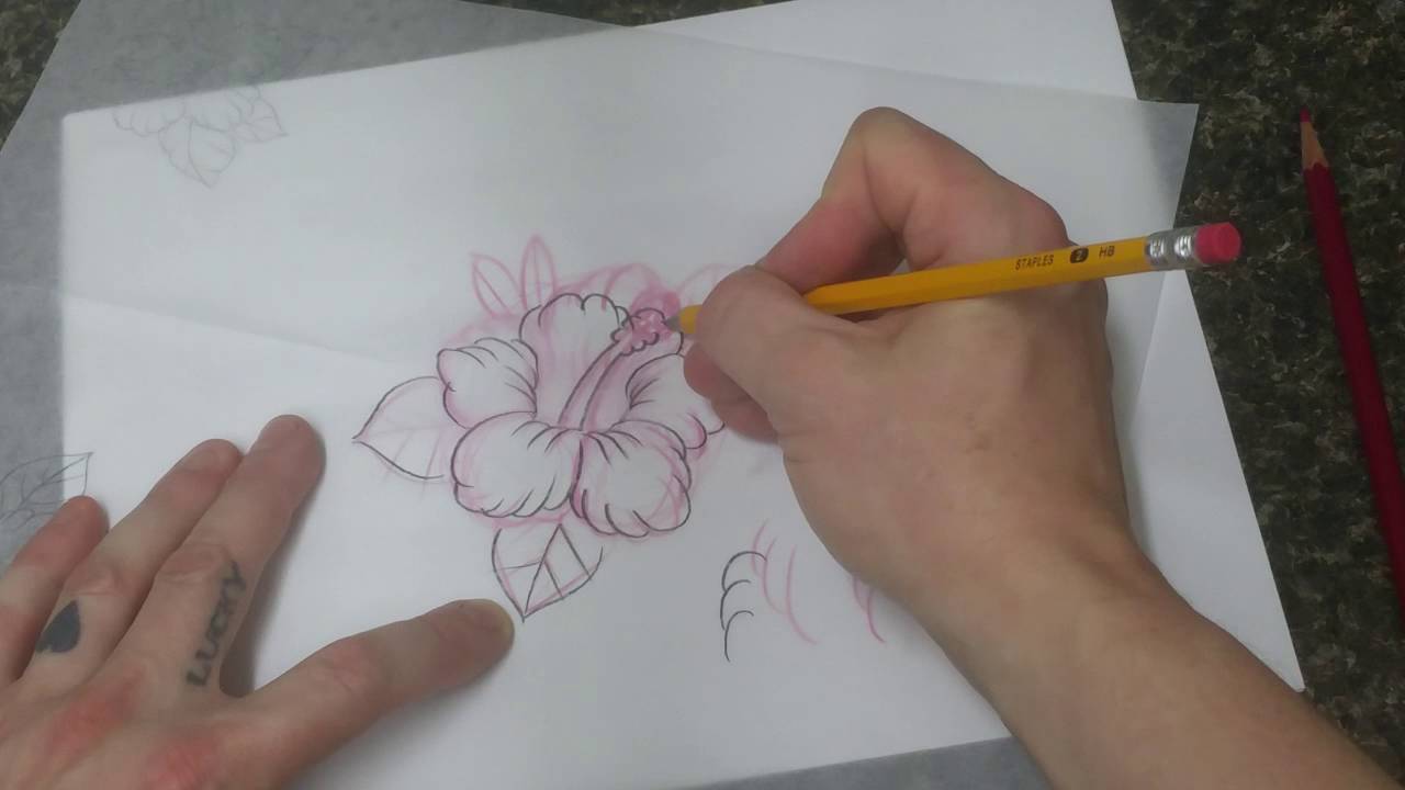 1280x720 Tattoo Art Nerd - Hibiscus Tattoo Drawing