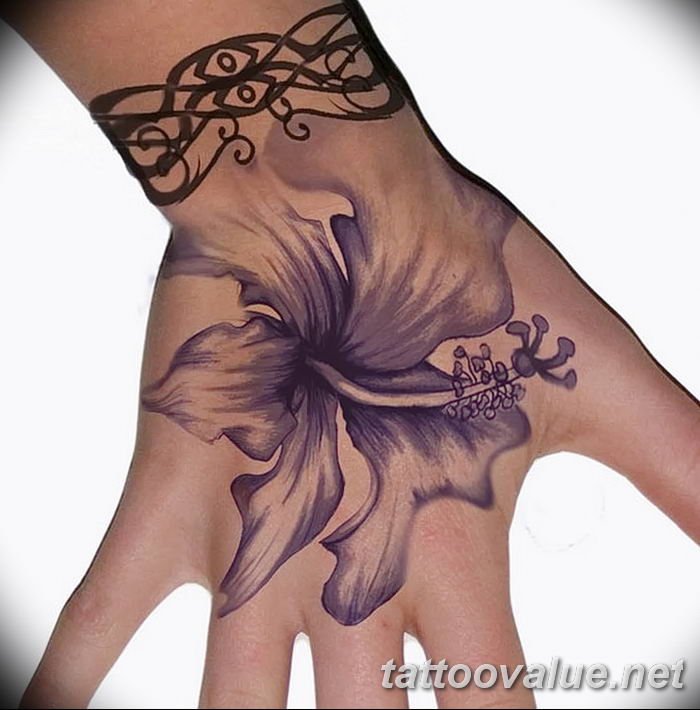 700x710 Photo Tattoo Hibiscus - Hibiscus Tattoo Drawing