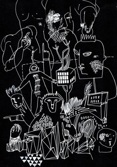 375x533 Hidden Thoughts Drawing - Hidden Drawing