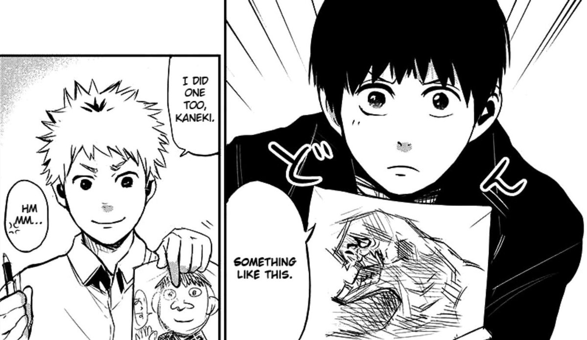 1200x695 Kaneki Ken On Twitter Kaneki = How My Friends Draw Hide = How I - Hide Drawing