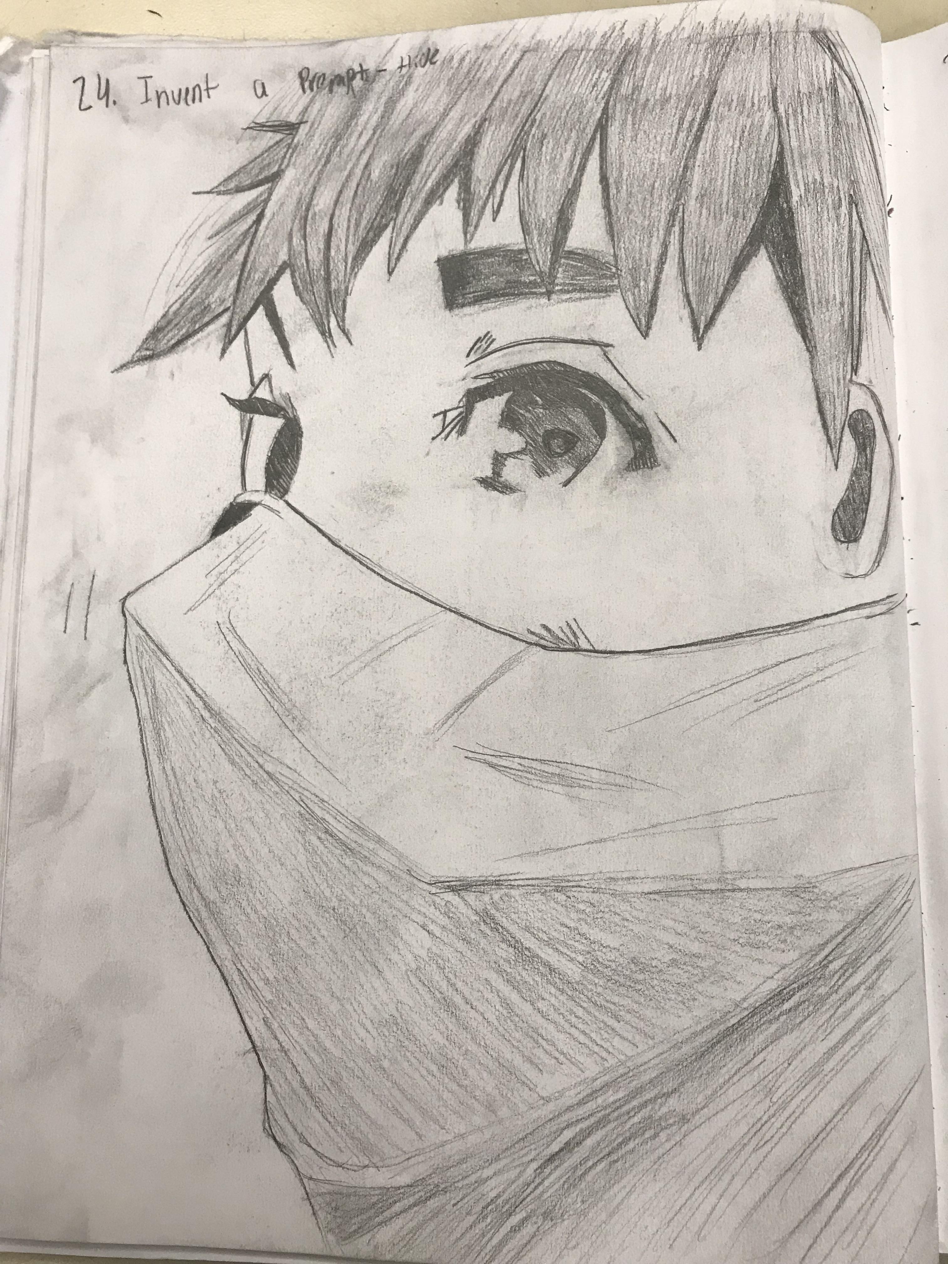 3024x4032 Drew Hide A While Back - Hide Drawing