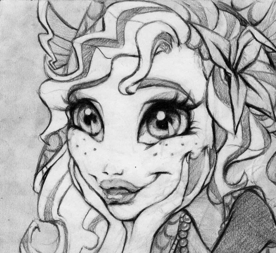 935x855 Monster High Sketch - High Drawings