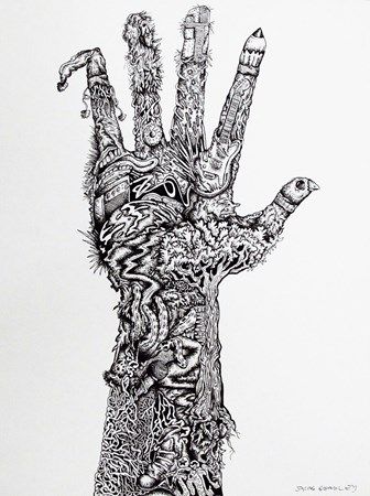 336x450 Surreal Pen And Ink Hand Drawing - High Drawings