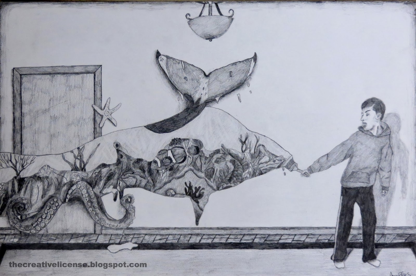 1600x1063 The Creative License Surrealistic Shaded Drawings - High Drawings