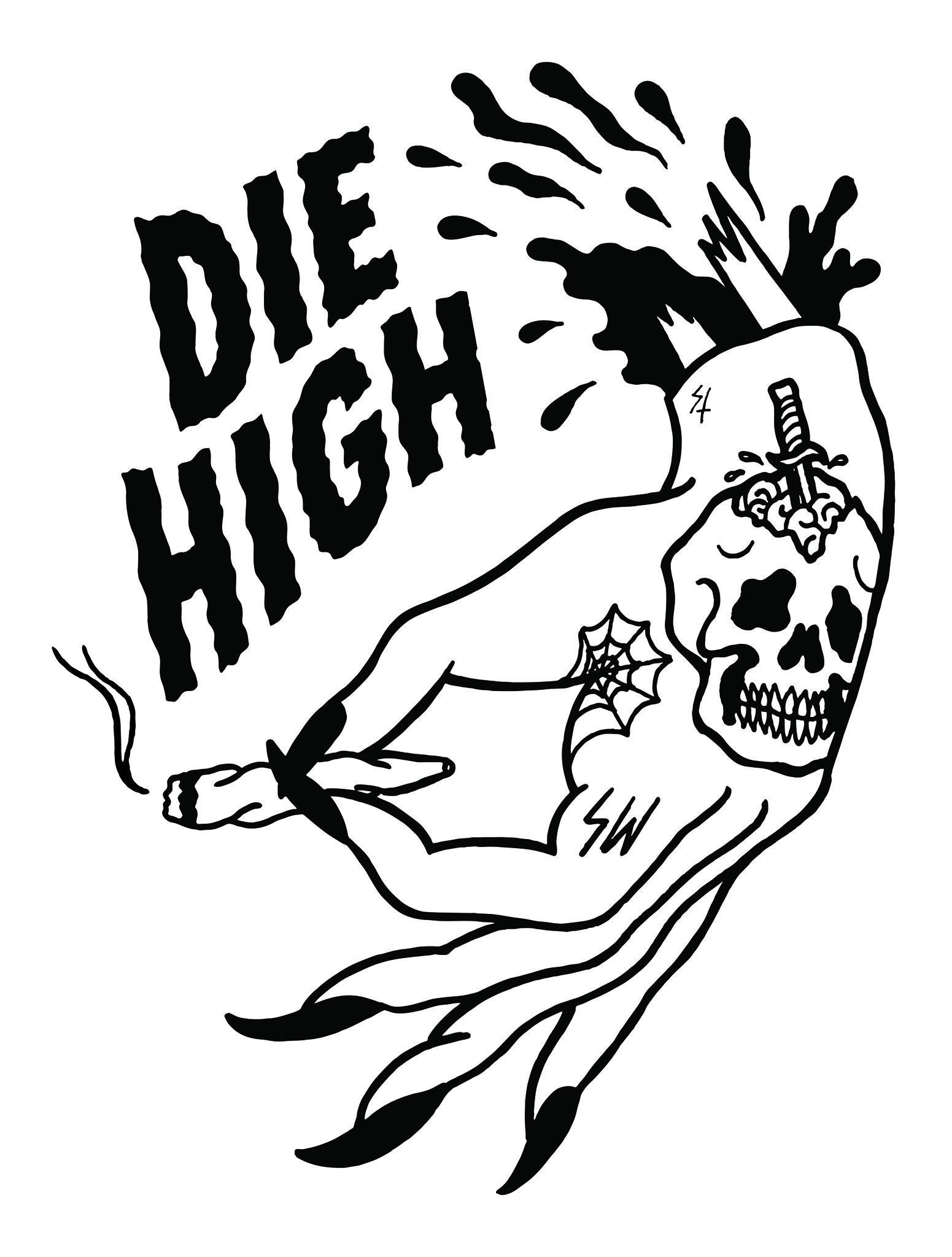 1551x2048 Die High - High Drawings