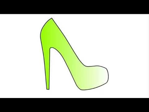 480x360  - High Heel Shoe Drawing