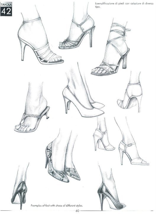 528x720 Drawing Art Heels Shoes Draw Feet High Heels Anatomy Sneakers Foot - High Heel Shoe Drawing