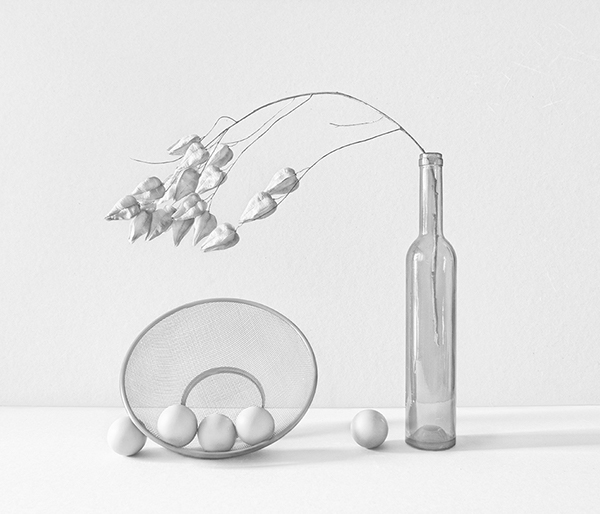 600x514 Still Life - High Key Drawing