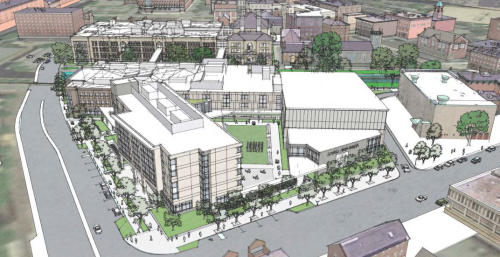 500x257 On Drawing Board, Early Glimpses Of A New Lowell High - High School Building Drawing