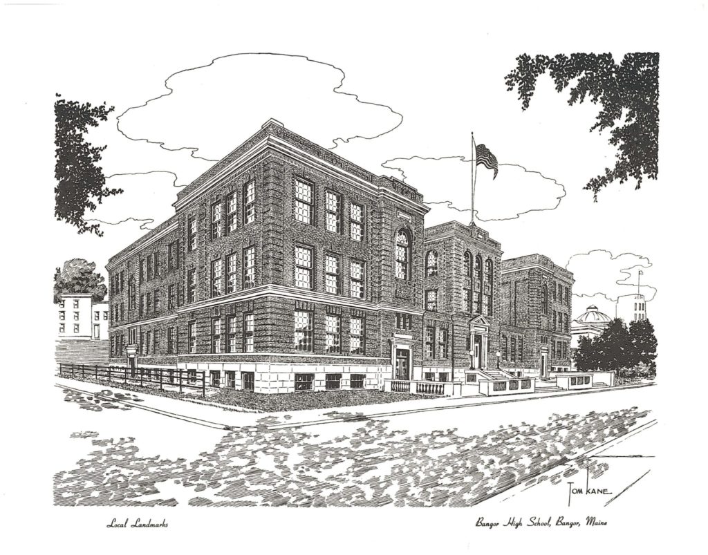 1024x803 Our History - High School Building Drawing