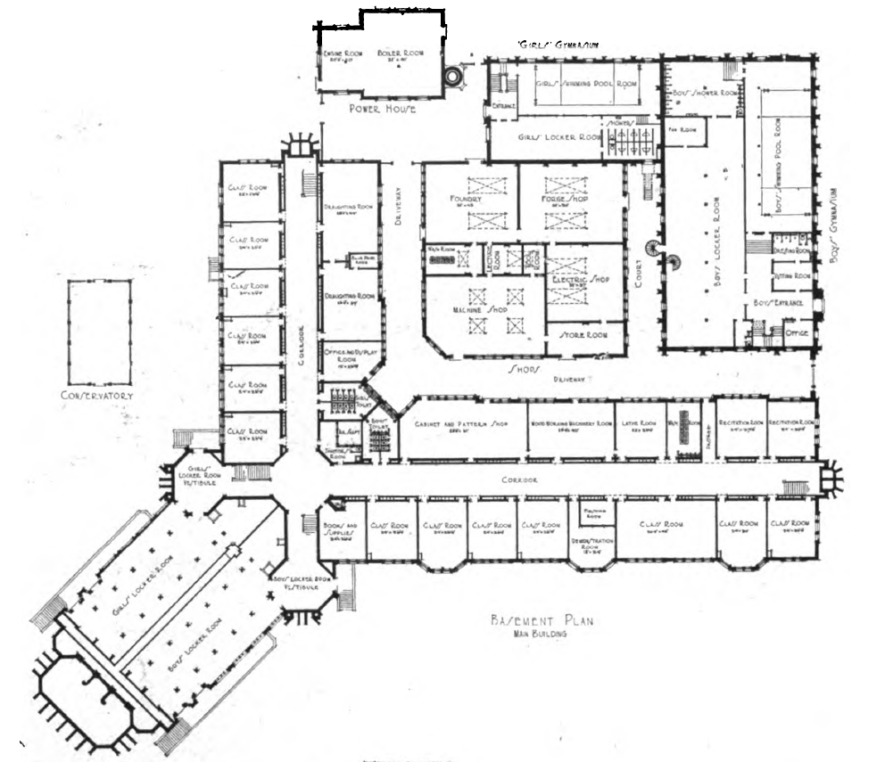 High School Building Drawing at PaintingValley.com | Explore collection ...