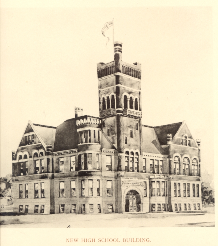 734x829 rock island high school rips - High School Building Drawing