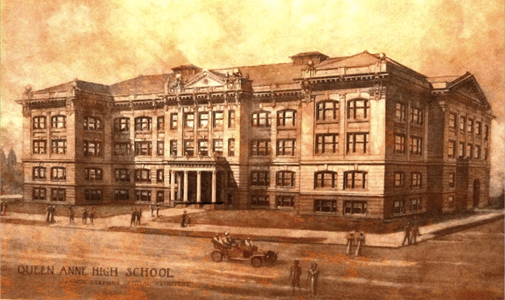 720x428 the history of iconic queen anne high school - High School Building Drawing