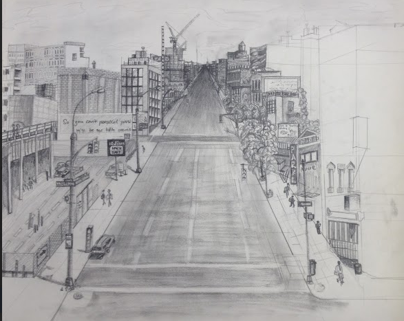 587x467 high school drawing lt - High School Drawing