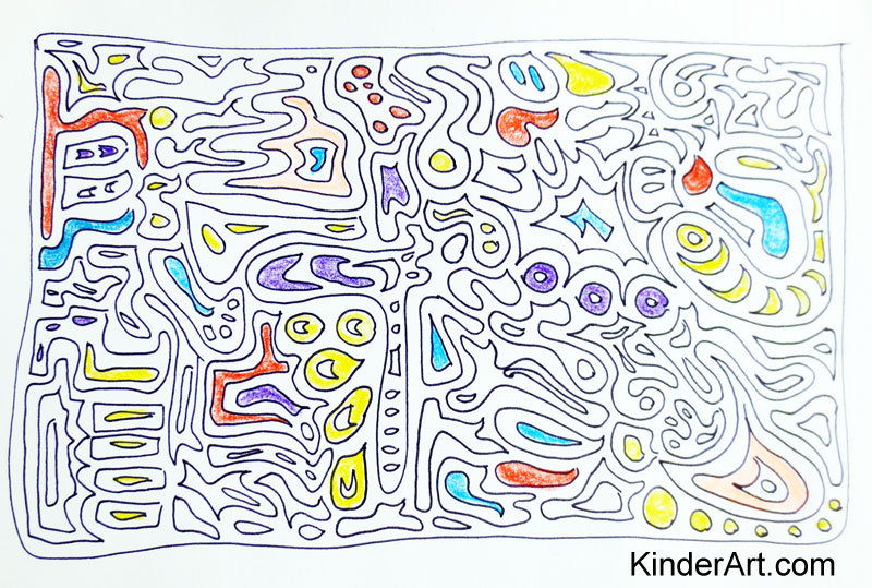 800x539 doodles drawing lessons for elementary school children kinderart - High School Drawing
