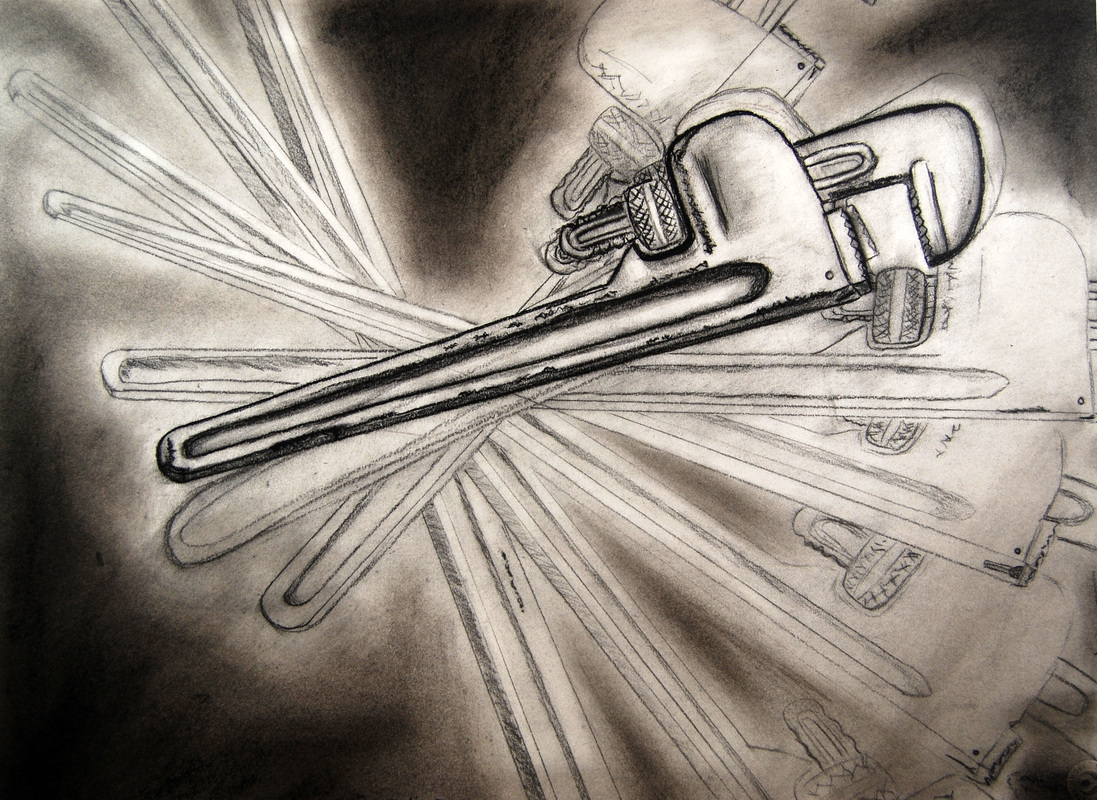 1097x800 Drawing - High School Drawing