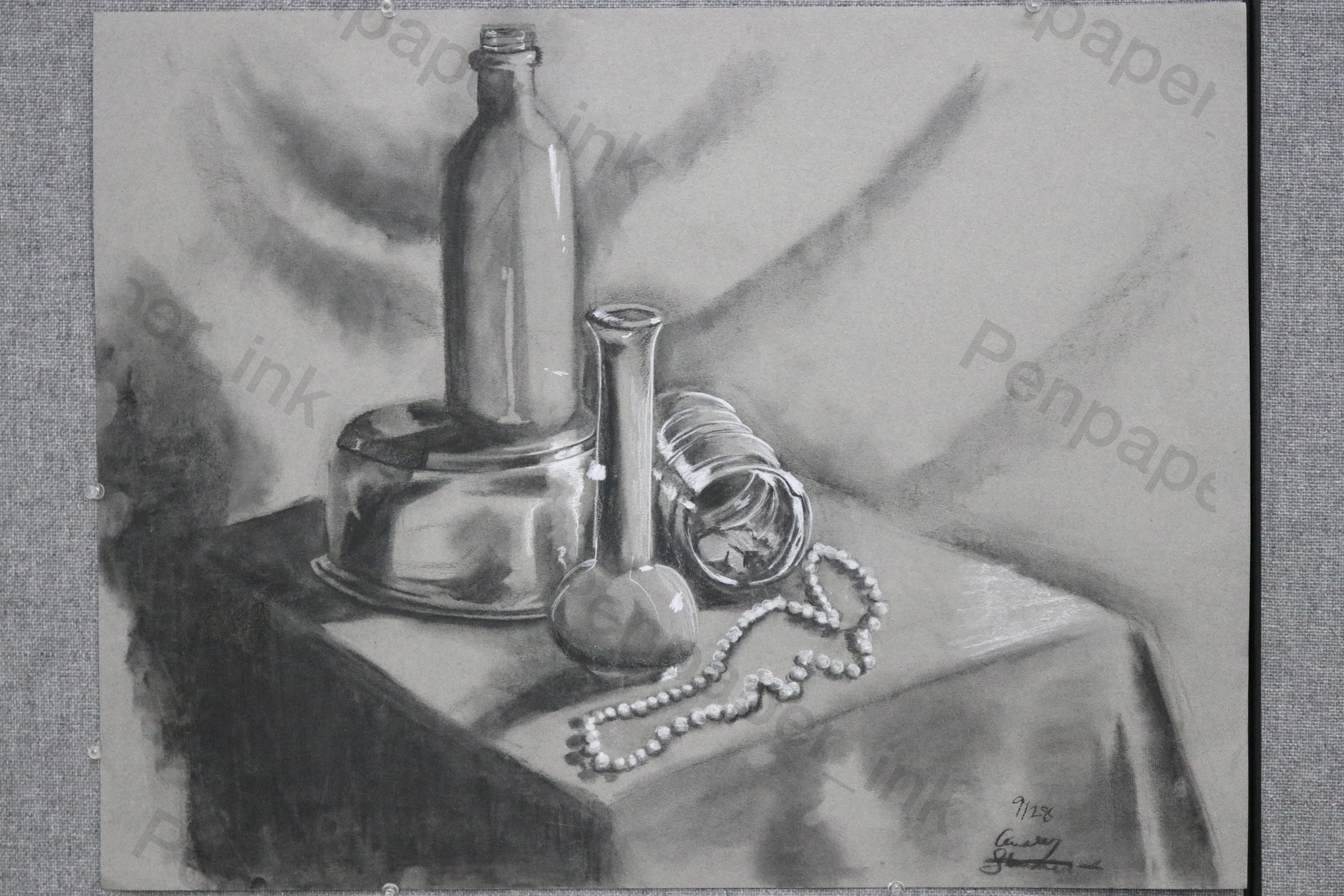 6000x4000 charcoal on toned paper i really like the soft look of charcoal - Highlight Drawing