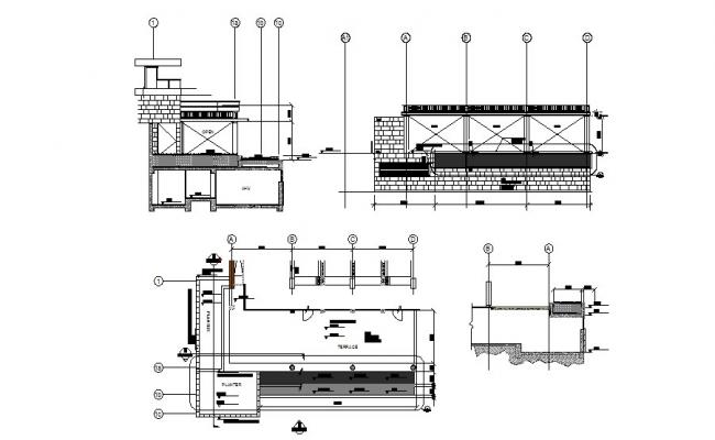 650x400 Highway Bridge And Road Construction Cad Drawing Details Dwg - Highway Drawing