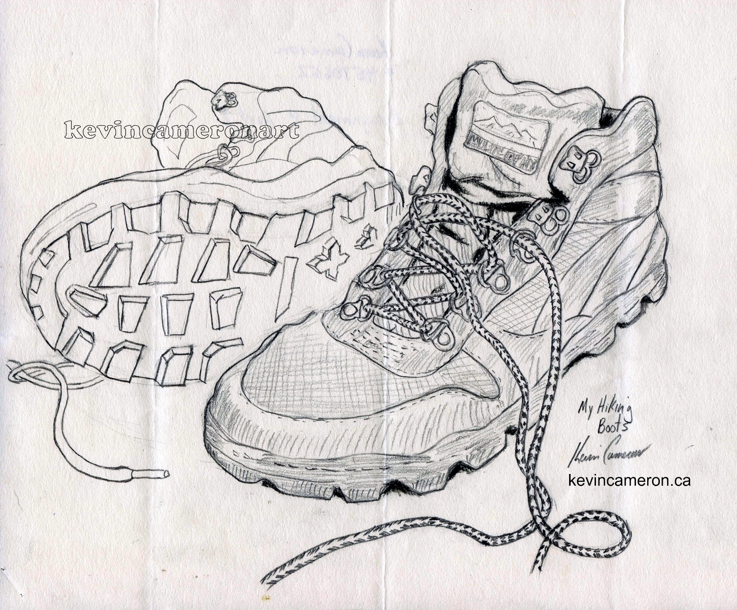 Hiking Boots Drawing at Explore collection of