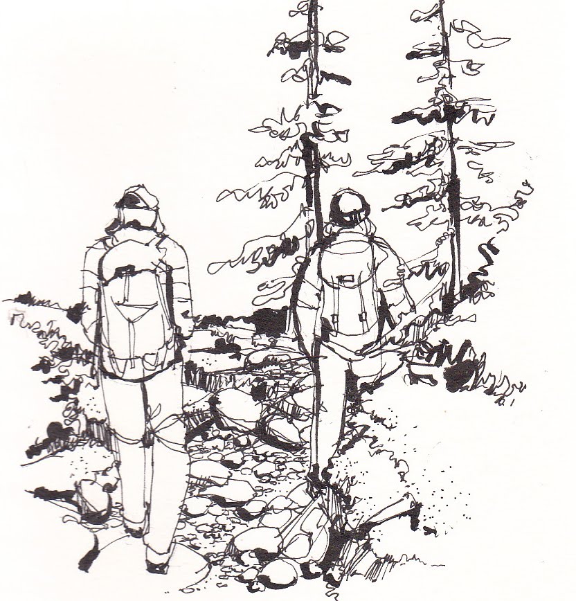 Hiking Drawing at Explore collection of Hiking Drawing