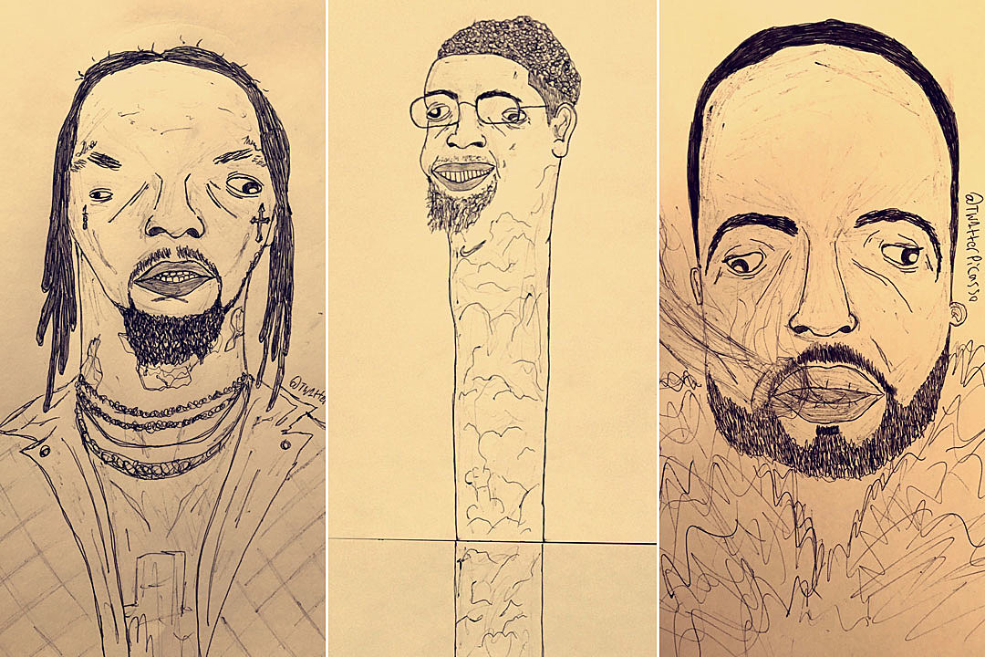 1080x720 australian artist's hilarious drawings of rappers are going viral - Hilarious Drawings