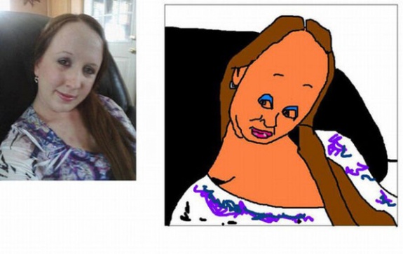575x363 warning hilarious face drawings from a dating site - Hilarious Drawings