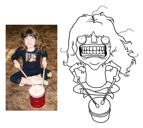 500x447 worldweirdweb hilarious drawings from facebook profile pictures - Hilarious Drawings