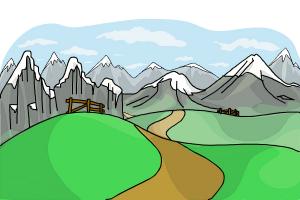 300x200 How To Draw Hills - Hill Drawing