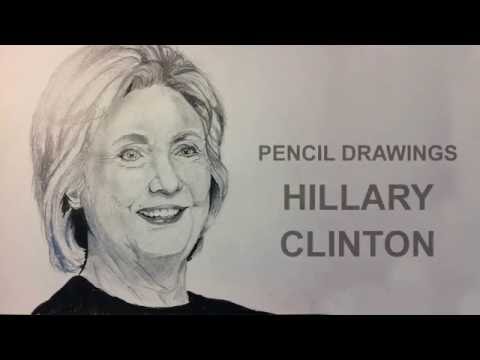 480x360 pencil drawings how to draw realistic hillary clinton manga style - Hillary Clinton Drawing