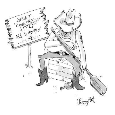 400x400 drunk, paddle wielding hillbilly is asleep in front of sign that - Hillbilly Drawing