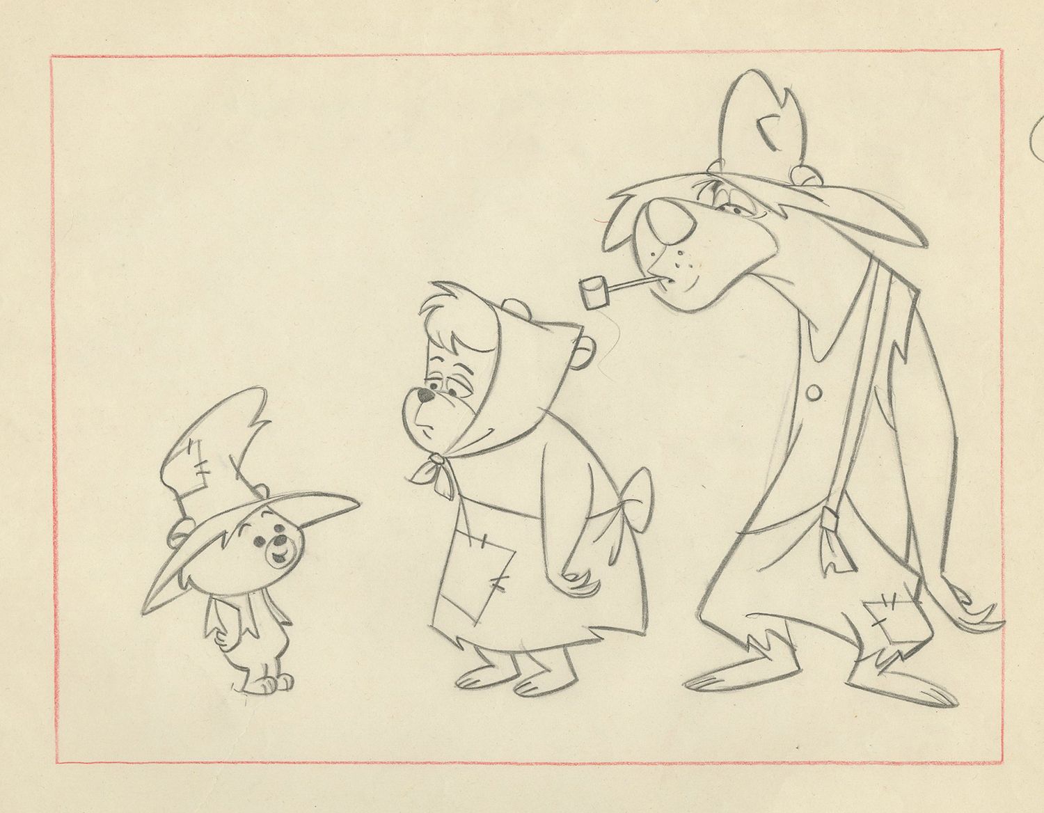 1500x1168 Hillbilly Bears Layout Drawing - Hillbilly Drawing