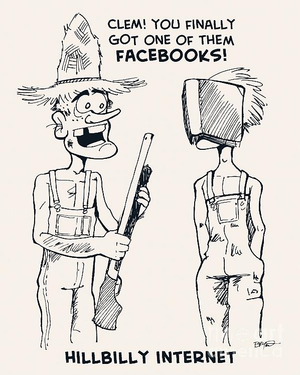 598x746 Hillbilly Facebook Drawing - Hillbilly Drawing