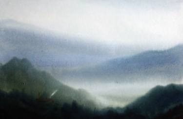 375x244 Mystery Himalaya Mountain - Himalaya Drawing