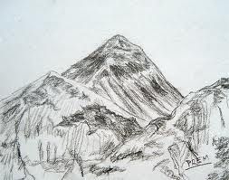 Himalaya Drawing at PaintingValley.com | Explore collection of Himalaya ...