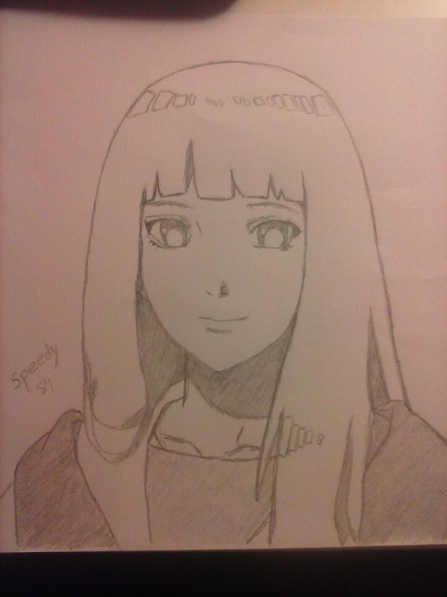 A Drawing Of Hinata. 