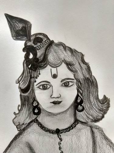 375x500 hindu gods drawings for sale saatchi art - Hindu Drawings